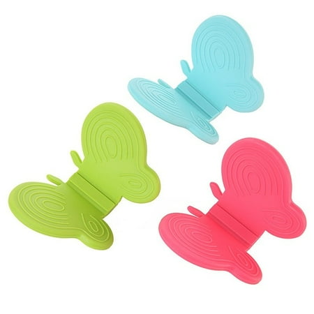 Adorable Butterfly-Shaped Silicone Anti-Scald Device Kitchen Tool Gadget Random Adorable Butterfly-Shaped Silicone Anti-Scald Device Kitchen Tool Gadget Random